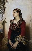 Jules Joseph Lefebvre Mediterranean Beauty Spain oil painting artist